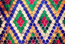 multicolored mosaic photo